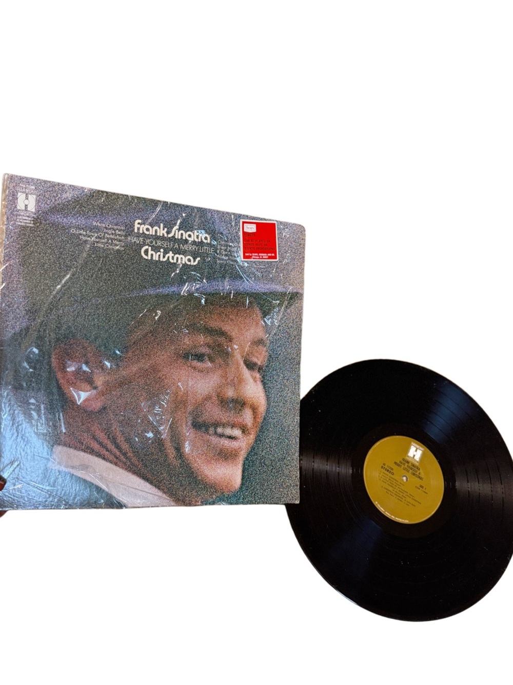 Vintage sears limited edition Vinyl Record - Frank Sinatra Christmas Album
